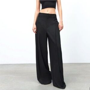 NWT ZARA Wide Leg Trousers XS  2243/645